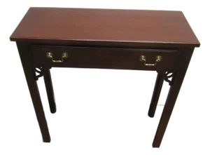 Ethan Allen Solid Cherry One Drawer Console Table