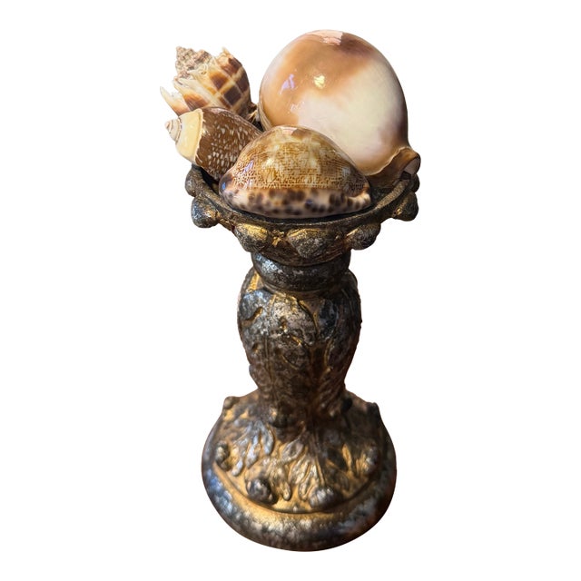 Celestial Meets the Sea Baroque Shells-Coastal Art Sculpture For Sale