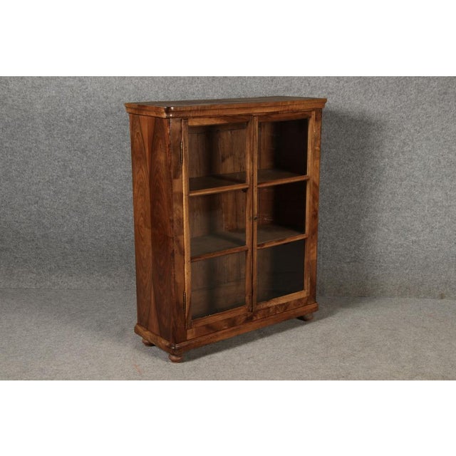 Small Antique Biedermeier Showcase, 19th Century For Sale - Image 10 of 18