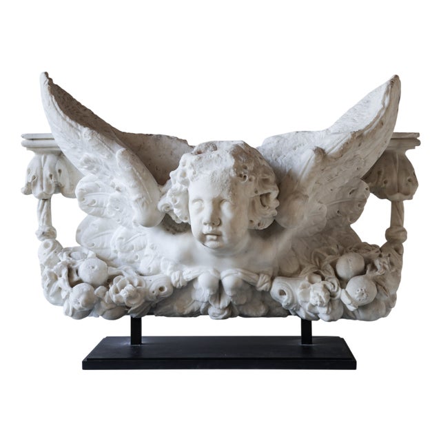 Italian Artist, Statue of a Putto, 1600, Carrara Marble For Sale
