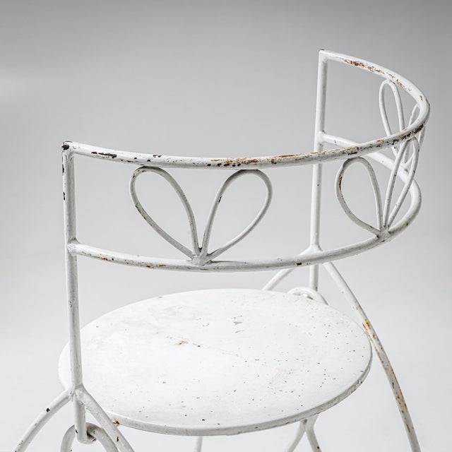 Metal Vintage Italian Lawn Chairs, 1950s, Set of 6 For Sale - Image 7 of 15