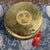 Japanese Decorative Taiko Drum with Gold Crane Motif, 1960s For Sale - Image 9 of 10