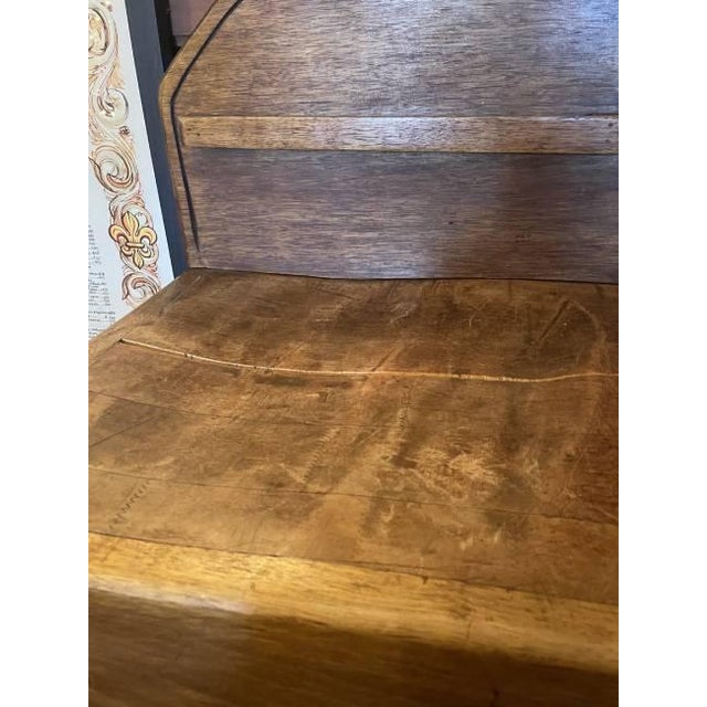 Brown French Butcher Table For Sale - Image 8 of 12