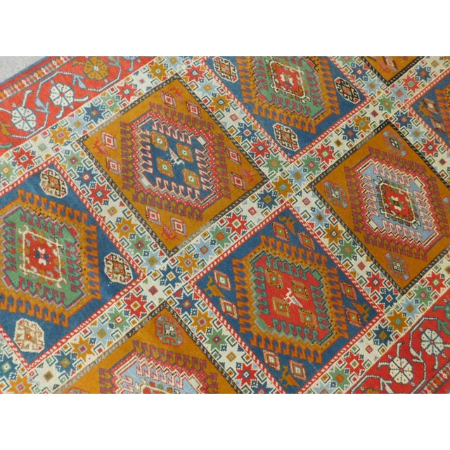 Textile 1950s Vintage Persian Rug- 4′ × 6′ For Sale - Image 7 of 13