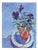 Richild Holt, Pansies, 1990, Oil Painting on Canvas, Framed For Sale
