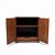 Chinoiserie Black Lacquer Bar Cabinet W/ Palace Pavilion Ascending Dragon For Sale - Image 4 of 8