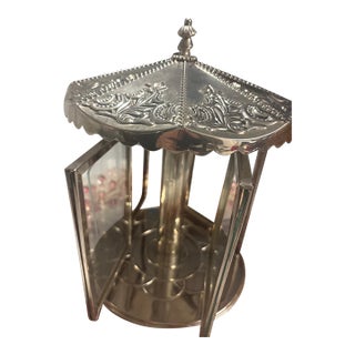 1960s Silver-Plated Carousel Multi-Photo Frame For Sale