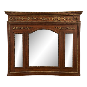 18th Century French Provincial Louis XVI Period Trumeau Mirror