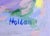 Blue "Monet Lily Pond " Monumental Landscape Oil Painting For Sale - Image 8 of 9