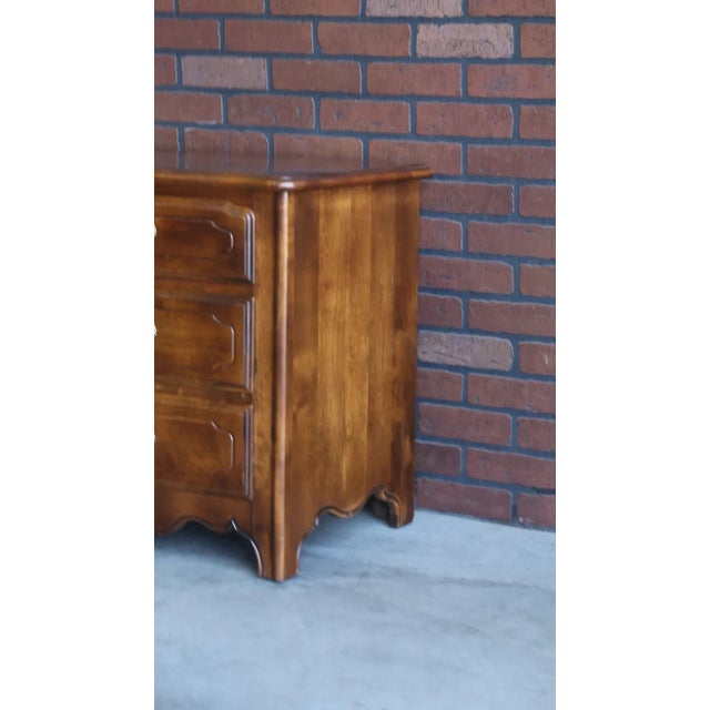 Provincial artistry combines with superior craftsmanship in these nightstands by Ethan Allen. Romantic and timeless the...