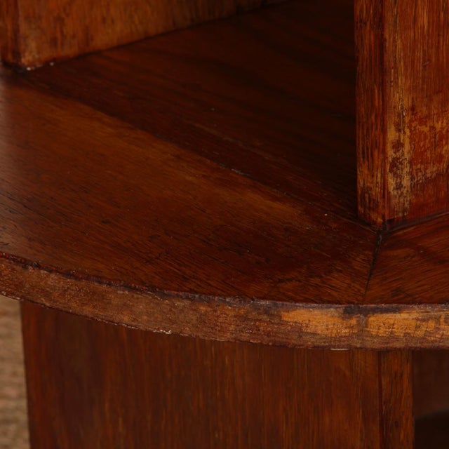 Wood Modernist Side Table in the style of Jean Burkhalter, 1930 For Sale - Image 7 of 8