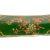 Chinese Asian Hand Painted Saddle Shape Jewelry Box, Green For Sale - Image 3 of 7