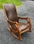 Walter Smithe Cudtom Swan Rocking Chair For Sale - Image 4 of 9