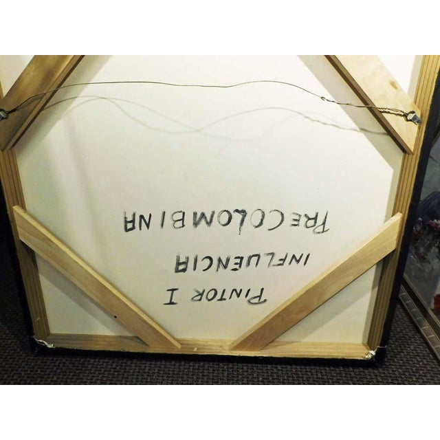 Impressionist Orlando Agudelo-Botero "Untitled"Acrylic 48x48 Canvas Hand Signed Coa Make Offer For Sale - Image 3 of 12