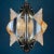 Mid-Century Amber Murano Glass and Chrome Chandelier by Toni Zuccheri for Mazzega, Italy, 1970s For Sale - Image 13 of 13