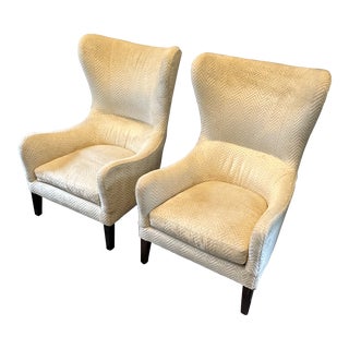 Pair of Large Scale Lee Industries Wingbacks For Sale