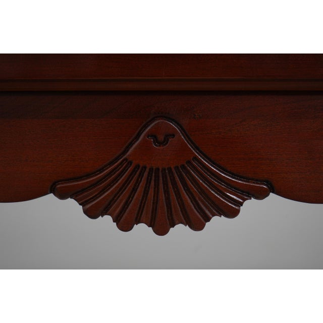 Ethan Allen Georgian Court Cherry Sofa Table For Sale - Image 14 of 18