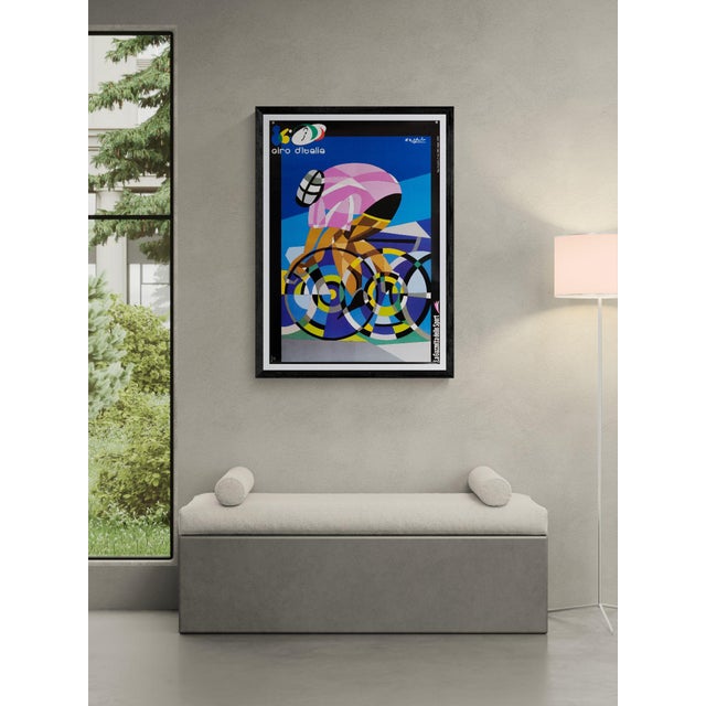 86° Giro d'Italia – 2002 – Original Vintage Cycling Poster by Ugo Nespolo – Italian Pop Art – 97x68 cm The Piece This...
