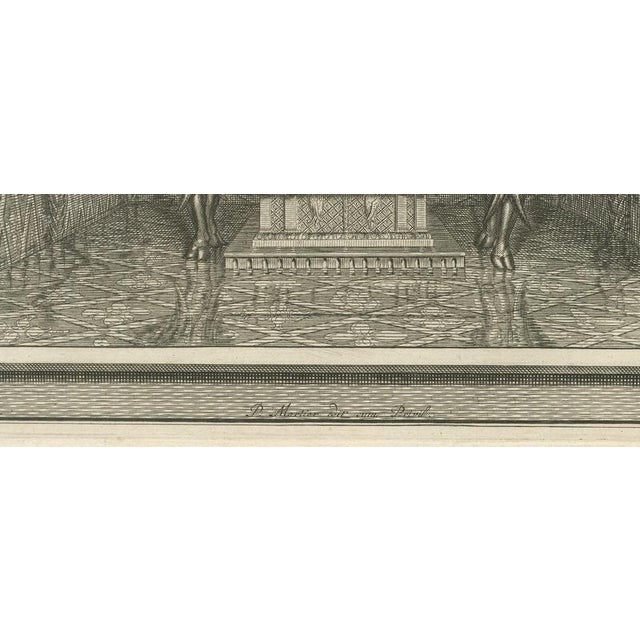 18th Century Pieter Mortier, Dedication of Solomon's Temple and the Ark of the Covenant, 1700, Engraving For Sale - Image 5 of 12