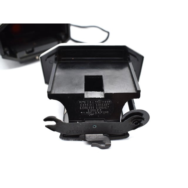 Black Vintage Mid 20th Century Kodak Brownie Reflex Synchro Model by Eastman Kodak Usa With Box For Sale - Image 8 of 9