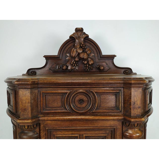 Counter Carved Cabinet For Sale - Image 10 of 18
