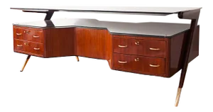 Large Italian Desk by Vittorio Dassi, 1950