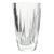 2000s Rogaska “Soho” Crystal Vertically Cut Heavy Table Vase For Sale