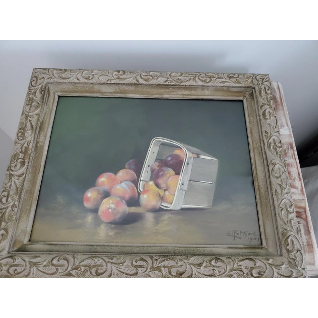 Realism Peaches Still Life - Edward Prichard For Sale - Image 3 of 10
