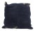 Modern Chinese 17x17” Leon Banilivi Navy Blue Wool Pillow For Sale