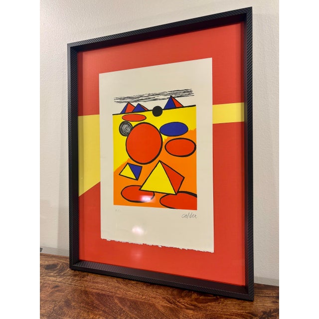 Alexander Calder Alexander Calder Lithograph, Hommage À San Lazzaro, 1975 For Sale - Image 4 of 9
