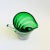 Green Vintage Art Deco Green Blown Glass Pitcher For Sale - Image 8 of 9