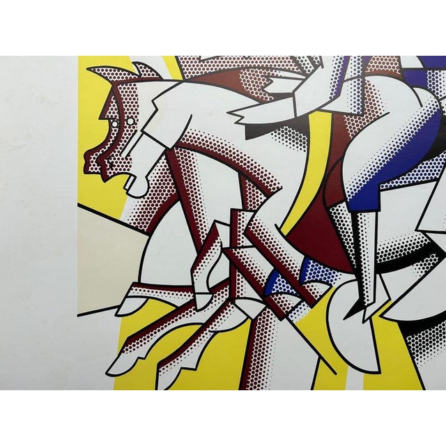 The Red Horsemen Los Angeles Olympic Games Poster by Roy Lichtenstein, 1984 For Sale - Image 3 of 6