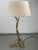 Vintage Bouclé Shade Curly Wavy Free Form Table Lamp, 1960s For Sale - Image 10 of 18