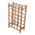 Vintage Bamboo and Rattan 24 Bottle Tabletop of Floor Wine Rack / Stand For Sale