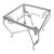 Vintage 1960s Painted Aluminum Side Table in the Style of Jean-Charles Moreux For Sale