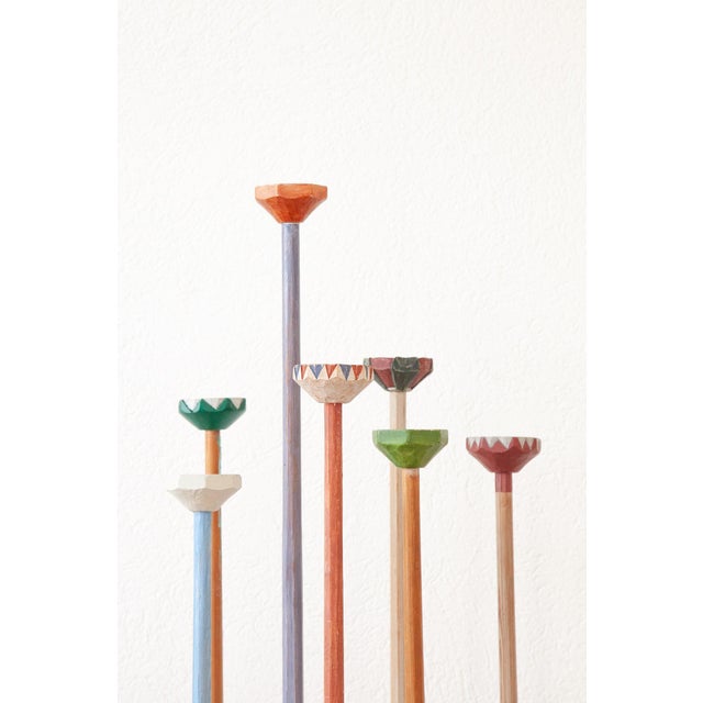 Large Candleholders by Iwan Näslund, Sweden, 1986, Set of 7 For Sale - Image 4 of 10