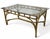 Chinoiserie 1970s Dal Vera Italian Rattan and Glass Top Rectangular Dining Table For Sale - Image 3 of 4