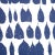 Mid-Century Modern Schumacher Queen Of Spain Wallpaper in Navy For Sale - Image 3 of 5