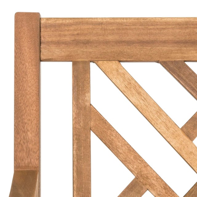 Jack 3 Seat Bench in Natural & Beige For Sale - Image 4 of 7