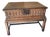 Gothic Style Antique Carved Oak Travel Chest on Stand For Sale