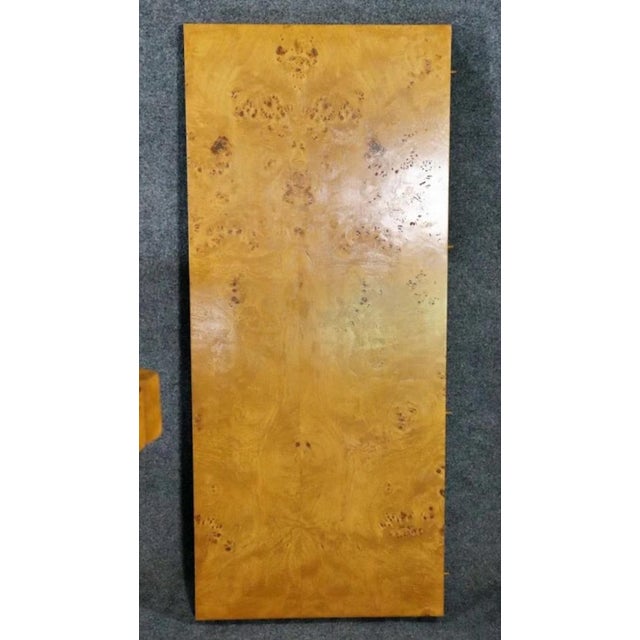 Mid 20th Century Extending Burl Dining Table For Sale - Image 9 of 12
