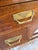 Antique Jacobean Tiger Oak Wood Vanity Dresser With Mirror For Sale - Image 10 of 12