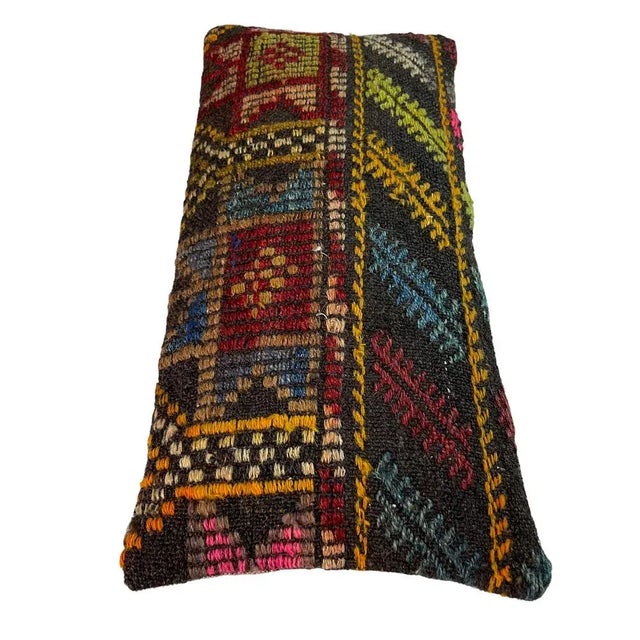 Vintage Turkish Kilim Cushion Cover, 1970s For Sale - Image 6 of 11