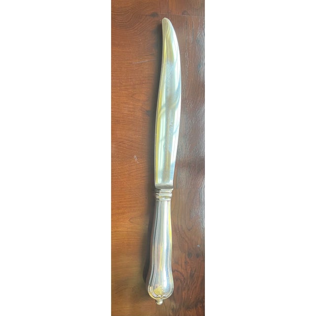 Jean Puiforcat Puiforcat “Choisel” Sterling Silver Table Knife For Sale - Image 4 of 4