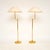 A stunning pair of vintage Swedish brass rise and fall lamps by Bergboms. They were recently imported from Sweden, they...