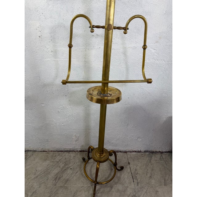 Vintage Store Display Brass Valet For Sale - Image 10 of 11