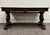 This is a stunning vintage Empire style lyre side trestle base writing desk, executive partner’s desk library writing...