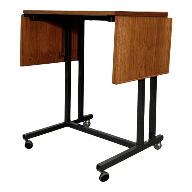 Mid Century Modern Teak Metal Typewriter Desk Made In Denmark Chairish