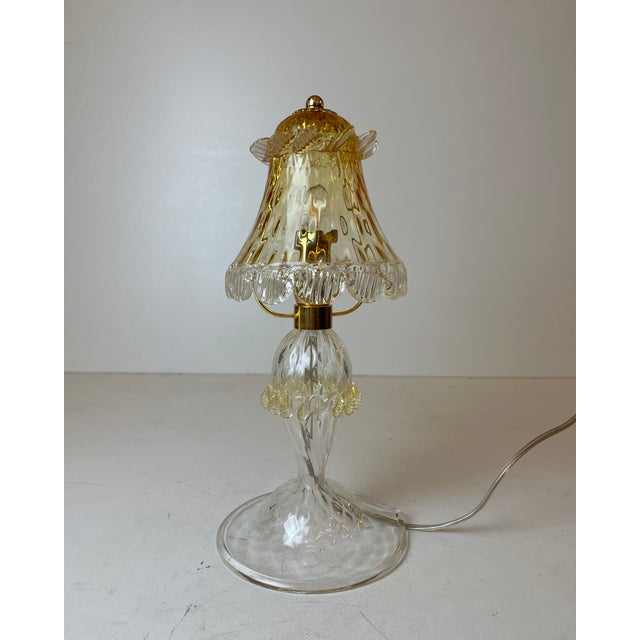 Murano Table Lamp in the style of Barovier & Toso, 1980s For Sale - Image 14 of 18