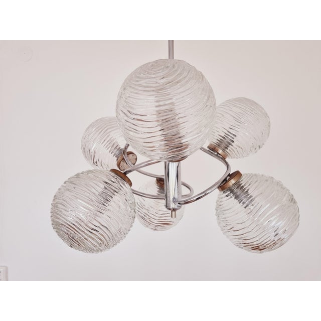 Large Mid-Century Galaxy Sputnik Chandelier, Germany, 1970s For Sale - Image 15 of 16